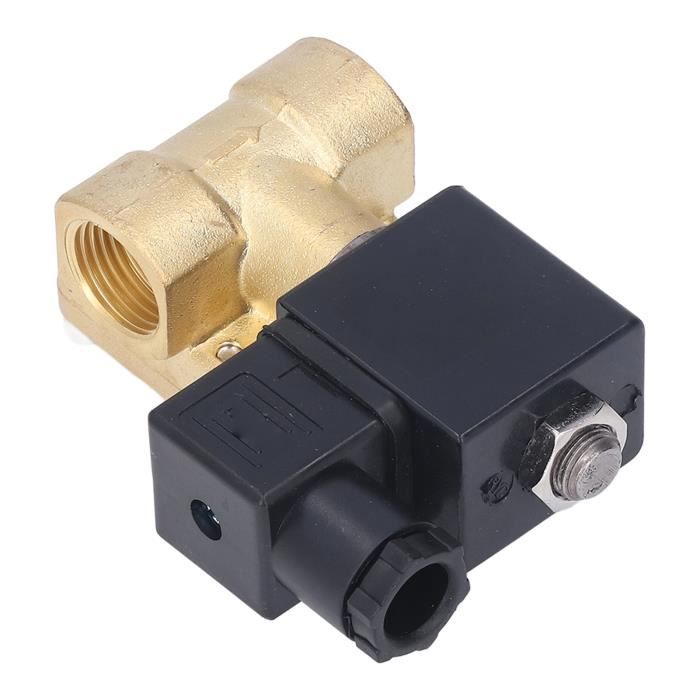 Électrovanne en laiton DUOKON - 2A-160-15 - Normalement fermée - Bobine étanche - G1/2in