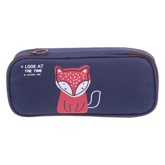 Renard Trousse Scolaire Kawaii Empreinte D Animal Boite A Stylos Toile Sac A Stylos Papeterie Renard Achat Vente Trousse A Stylo 6913347681181 Cdiscount