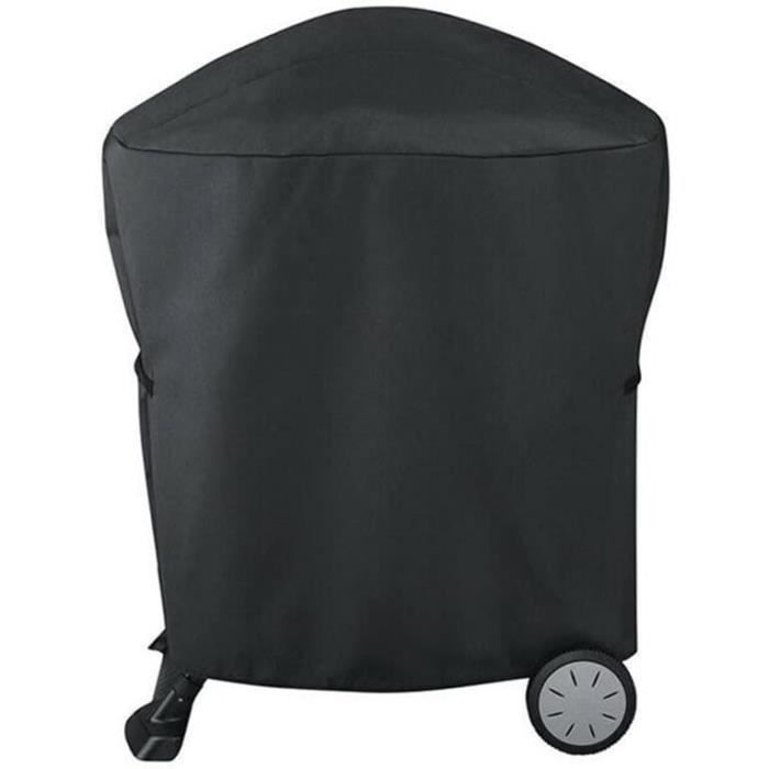 HEIMUNI Barbecuehoes – 85x47x90 Cm – 420D Oxford – Waterdicht & UV-bestendig – Past Op Weber Q100/Q200 Series Met Kar