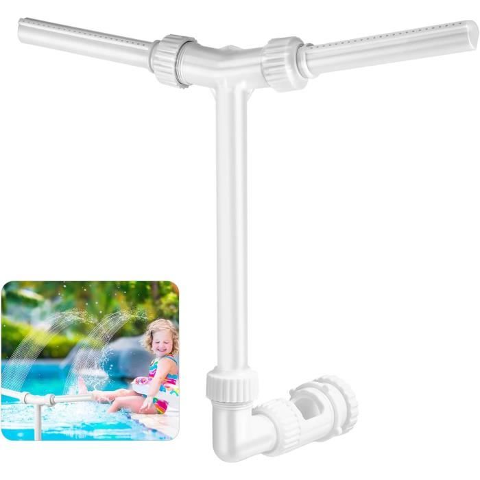 Fontaine de Piscine avec 10 lumières colorées, Accessoires de Piscine à Double Jet pour Piscine Hors Sol/souterraine, Fontaine de Piscine réglable 2 en (Maquette Solaire Fontaine de Piscine avec 10 lumières colorées, Accessoires de Piscine à Double Jet pour Piscine Hors Sol/souterraine, Fontaine de Piscine réglable 2 en (Maquette Solaire