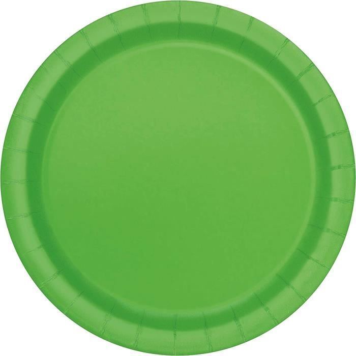 Assiettes Carton Safari Animaux 23 Cm – Lot De 8 – Thème Jungle Anniversaire Enfant