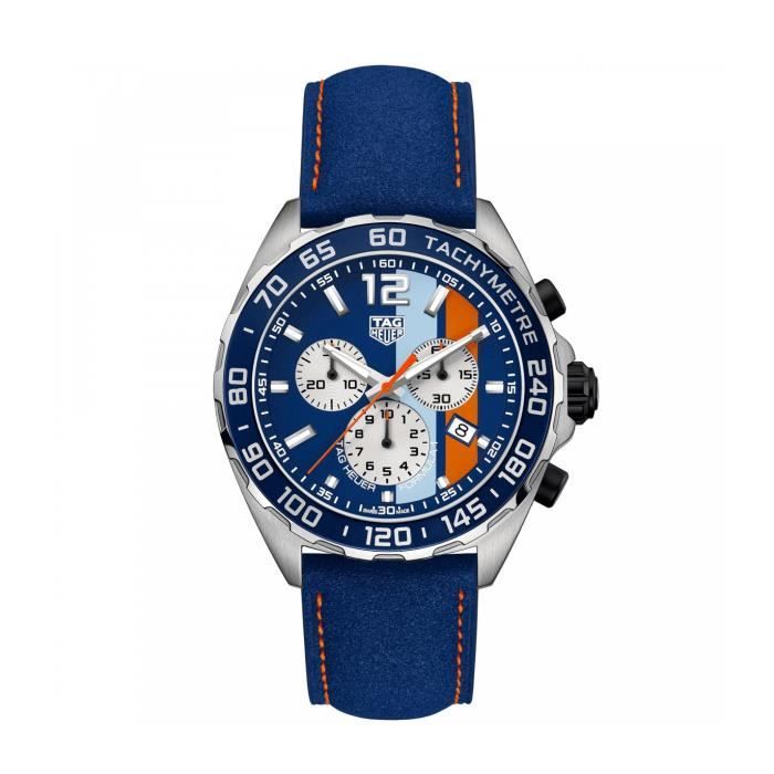 TAG HEUER OROLOGIO FORMULA 1 GULF CHRONOGRAPH 43MM QUARTZ CAZ101N.FC8243