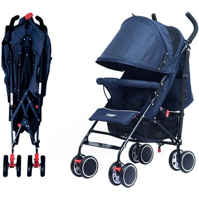 Poussette bebe clearance bleu