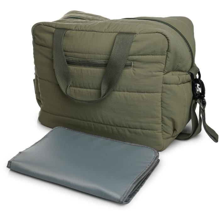 Sac À Langer Thermobaby Plumea – Grande Capacité, 9 Poches