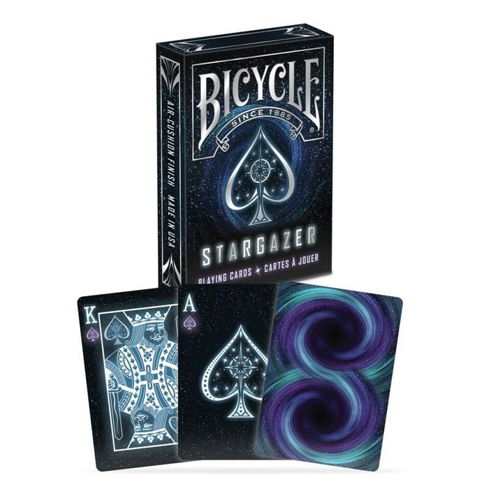 Jeu de cartes Bicycle - Stargazer, ce jeu de cartes est unique en