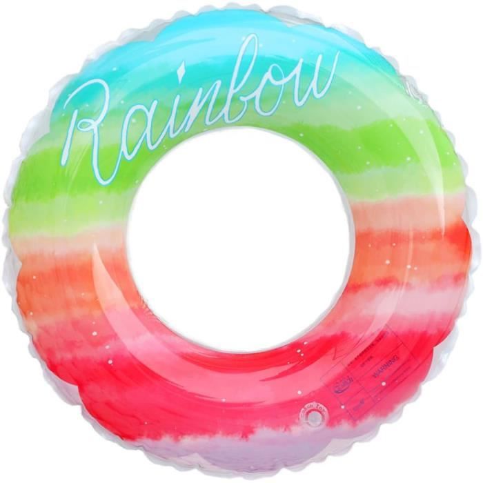 Anneau De Sauvetage En Mousse 16 Pouces – Flotteur Léger, Corde Périmétrique, Pour Piscine, Lac, Mer