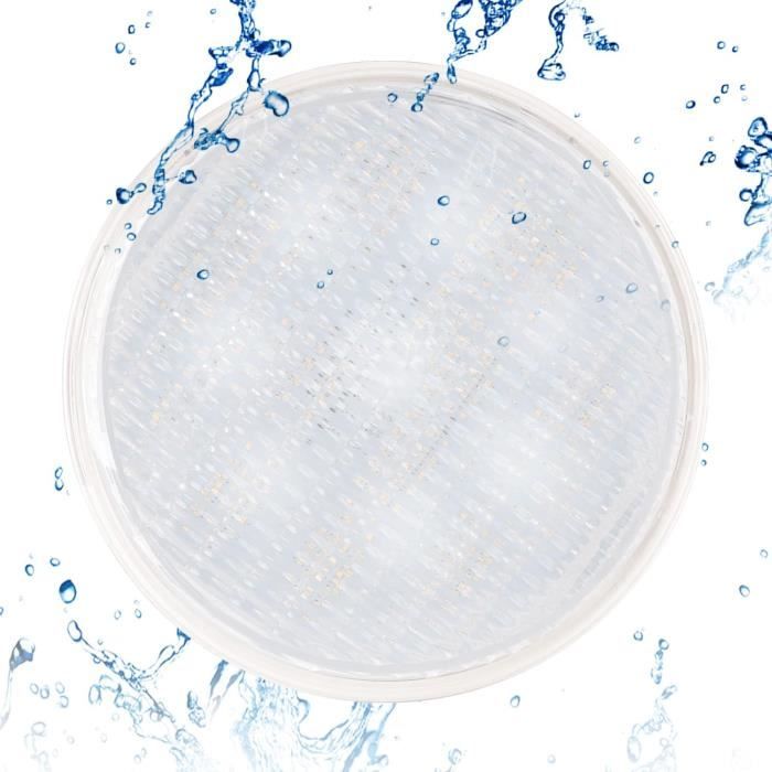 KWODE Lumières LED PAR56 Piscine 40W Blanc Froid - Projecteur Sous-Marin IP68 Étanche 12V