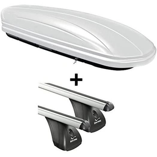 Skibox VDPFL460 460Ltr Glossy Black + Aluminium Roof