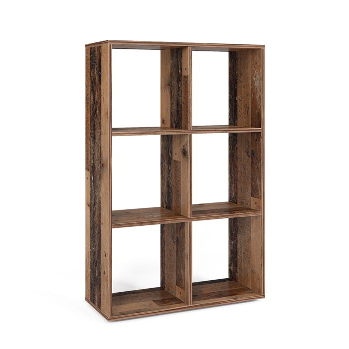 Meuble de rangement cube 72x107.8cm Bois antique Vicco 36555