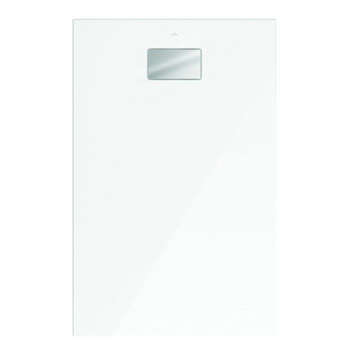 Receveur de douche zéro ressaut 120 x 80 VILLEROY ET BOCH Le Valence céramique avec cache bonde