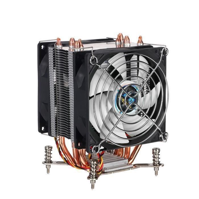 92MM LED cuivre CPU Cooler ventilateur radiateur pour processeur Intel