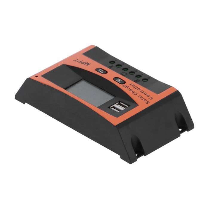 Contrôleur Solaire 150A MPPT PWM Double USB - Régulateur Panneau Solaire Écran LCD - Charge Intelligente 12V/24V