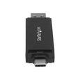 Lecteur de carte SD microSD STARTECH - USB 3.0 5 Gb/s - USB C USB A - Noir-1