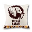 6 pcs Housses de coussin en tissu imprimé 45x45 cm pour Décoration du Accueil Hotel Festival #1109 Style ethnique africain-1