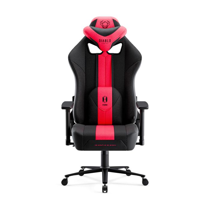Chaise Gamer Diablo X-Player 2.0 - Accoudoirs 3D, Dossier Inclinable 160°, Support 160kg - Neuf