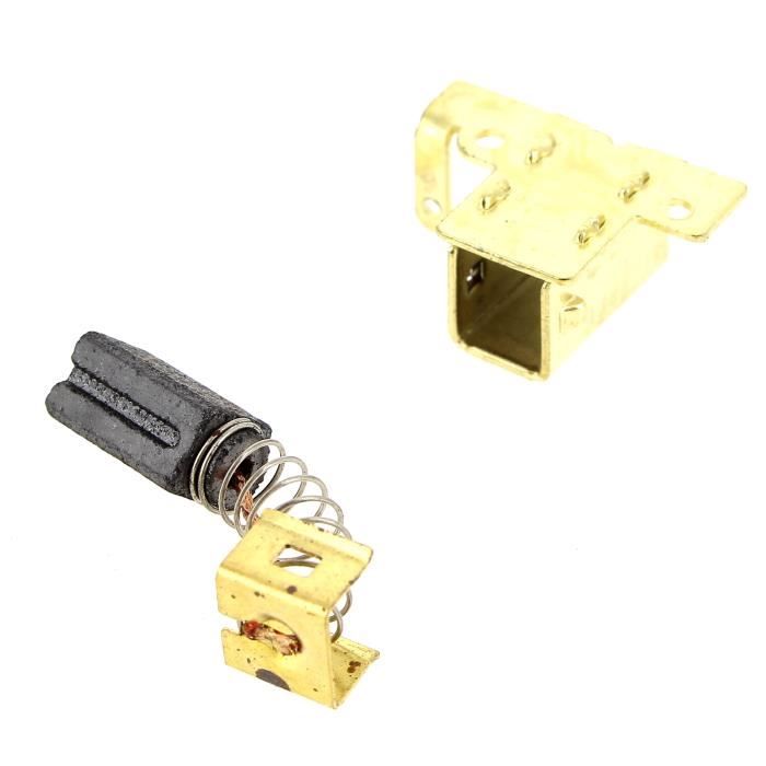 Balais De Charbon Create Idea - Lot De 2 Paires - 12x8x5mm - Compatibles Meuleuse D'Angle Black & Decker G720 Et WS125