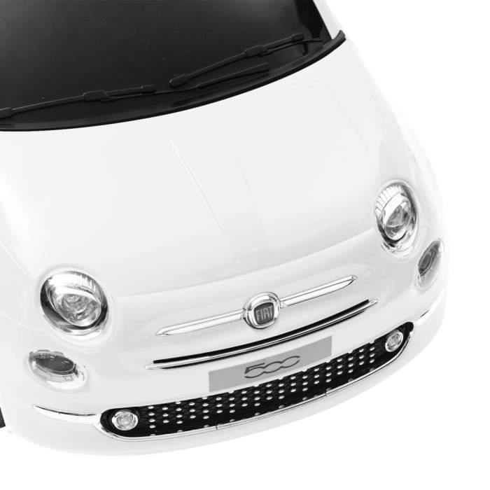 Baroni Toys Coche Eléctrico Infantil FIAT 500 12V Con Mando Parental, Luces, Sonidos, Marcha Atrás, Cinturón, Para Niños 1-4 Años, 100x60x50 Cm (Rosa) Coche Eléctrico FIAT 500 Infantil