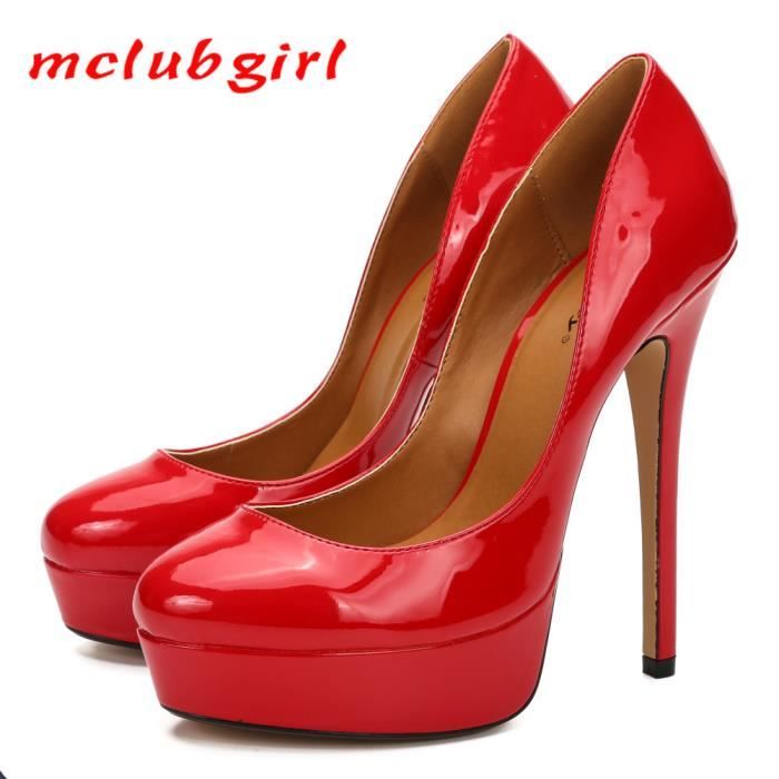 Escarpins Femme Talons hauts sexy grande taille 40 48 Rouge NS Achat Vente Escarpins Femme Talons hauts sexy grande taille 40 48 Rouge NS pas cher Cdiscount