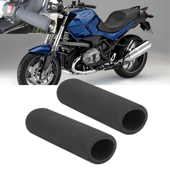 Pince Moto Universelle 43mm - Ensemble Poignées Séparées Aluminium Noir - Clip On Guidon