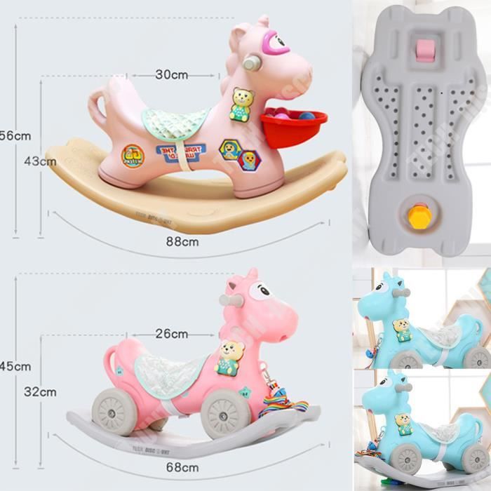 Cheval a sale bascule bebe plastique