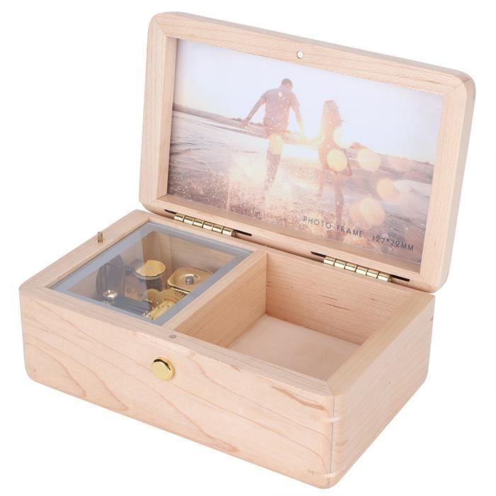 JABNOW 2 Boîtes à Bijoux En Bois En Forme De Cœur DIY – Kit Créatif Avec Peinture, Autocollants Diamant, Cadeau Anniversaire Pour Filles 6-10 Ans