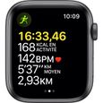 Apple Watch SE GPS 2021 - 44mm - Boitier Space Grey Aluminium - Bracelet Sport Midnight-2