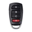 Couleur rouge Clé télécommande universelle pour voiture, 433mhz, remplacement de porte de Garage électrique intelligent, clone, co-2