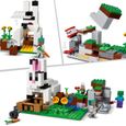 LEGO 21181 Minecraft Le Ranch Lapin, Jouet, avec Figurines Animaux de la Ferme, Zombie, TNT, Garçons et Filles Dès 8 Ans-2