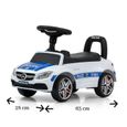 Porteur pour bébé Milly Mally Mercedes AMG C63 Coupe S Police - Blanc - Mixte - 18 mois et plus-2