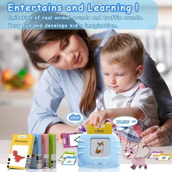 Cartes Flash Montessori pour enfants, apprentissage de l'anglais, jouet de  mémoire éducative, apprentissage p SET DE SOIN - STB41115 - Cdiscount  Puériculture & Eveil bébé