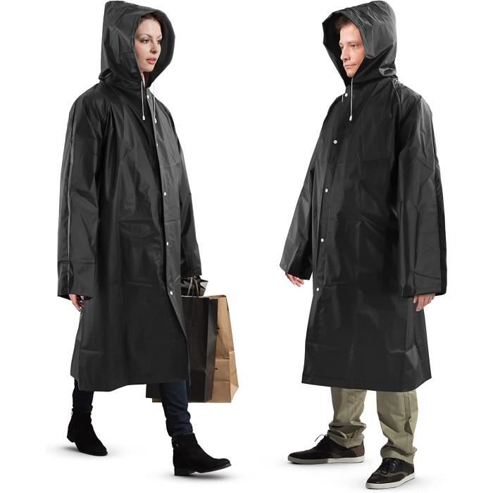 Veste De Pluie Imperméable Avec Capuche Homme/femme - Coupe-vent Léger Pour Randonnée, Camping, Voyages