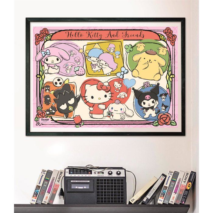 Puzzle 1000 pièces - Clementoni - Hello Kitty et ses Amis - Dès 14 ans ...