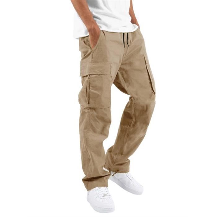 Minetom Homme Pantalons Cargo Casual Sport Jogging Slim Fit
