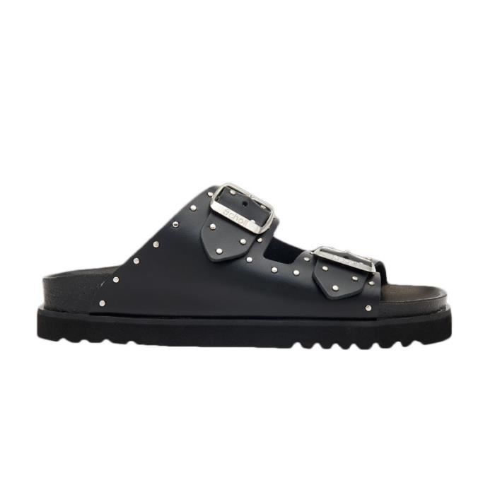 Sandales Lotus En Cuir Noir - Taille 6 Plus - Neuves Avec Emballage