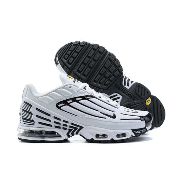 Nike Air Max PLUS tn 3 Noir et blanc Blanc Cdiscount Chaussures