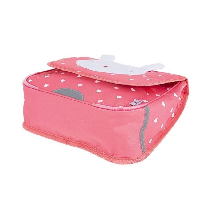Cartable maternelle OBERTHUR 32 cm peluche rose OBERTHUR 65992 ROSE Cdiscount Bagagerie Maroquinerie