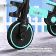 FableKids Tricycle 7in1 Enfant Tricycle Course Enfant Guidon Vélo Bébé Poussette | Guidage Parent | Porte-Gobelet | Sonnette | Bleu-3