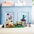 LEGO 21181 Minecraft Le Ranch Lapin, Jouet, avec Figurines Animaux de la Ferme, Zombie, TNT, Garçons et Filles Dès 8 Ans-3