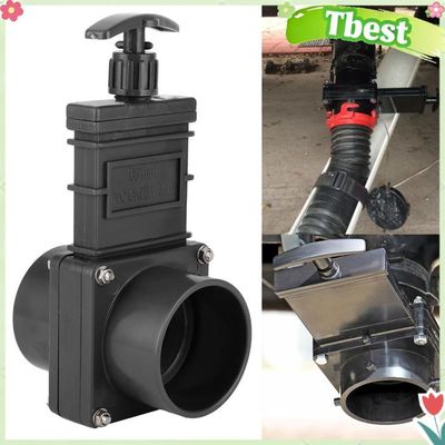 Vanne De Vidange Noire Pour Camping-car 50 Mm – Clapet Coulissant Pour Fourgons, Caravanes Et Bateaux