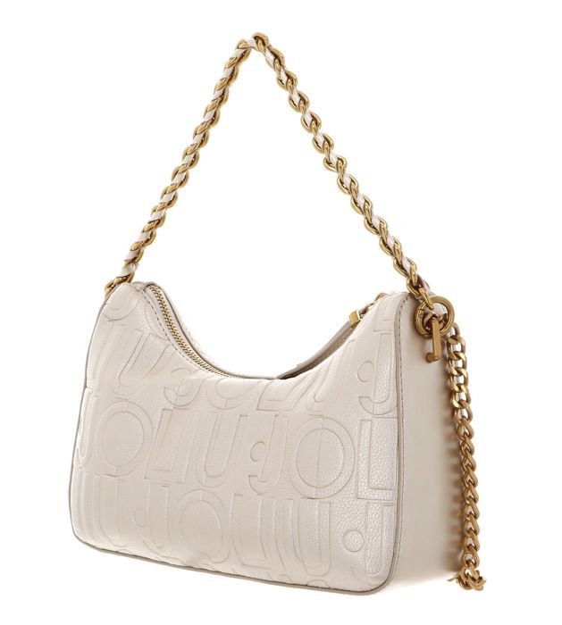 LIU JO Borsa A Tracolla Adonide Hobo Bag S Teddy Con Portachiavi E Moschettoni
