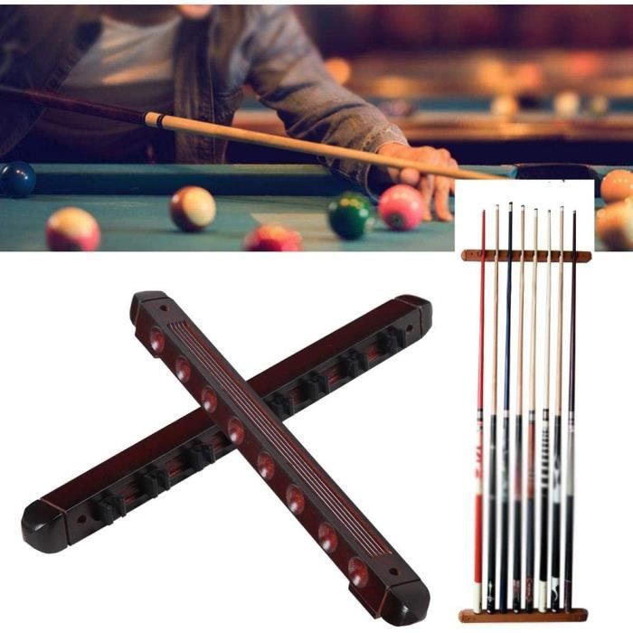 Porte-queue De Billard Pour Queues Et Balles 8 Trous Support De Canne à Bille Avec Porte