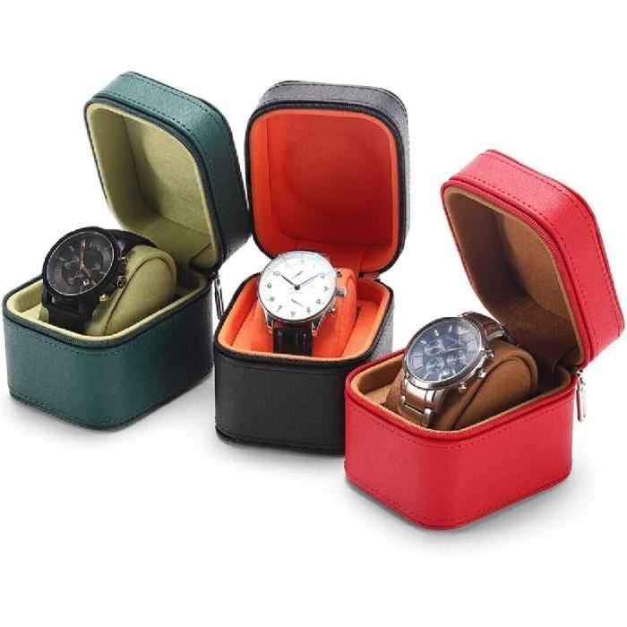 étuis De Voyage Pour 2 Montres Cuir Véritable - LaSeule