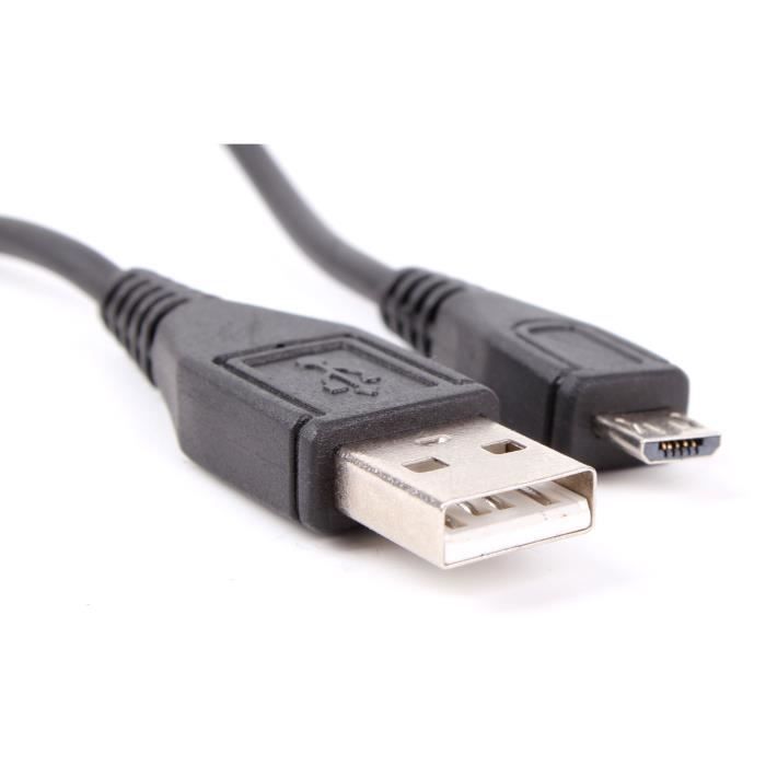 Cable de Recharge Manette de PS4/XboxOne/Mobile (micro usb) 3m