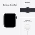 Apple Watch SE GPS 2021 - 44mm - Boitier Space Grey Aluminium - Bracelet Sport Midnight-4