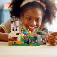 LEGO 21181 Minecraft Le Ranch Lapin, Jouet, avec Figurines Animaux de la Ferme, Zombie, TNT, Garçons et Filles Dès 8 Ans-4