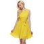 robe jaune patineuse