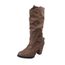 Bottes Haute Femme Cuir A Plate Forme Style Motarde Marron Achat Vente Botte Soldes Sur Cdiscount Des Le 20 Janvier Cdiscount