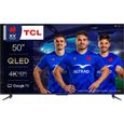 TCL 50C641 - TV QLED 50'' (127 cm) - 4K UHD 3840 x 2160 - TV connecté Google TV - HDR Pro - 3 x HDMI 2.1-0