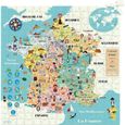 Puzzle 300 pièces : Carte de France Coloris Unique-0