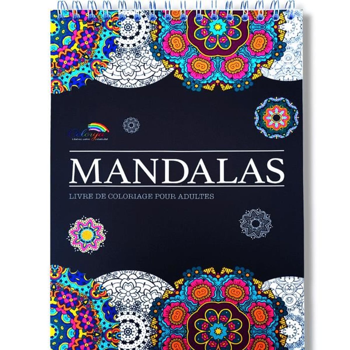 Livre de Coloriage Adulte Mandalas avec Papier Artiste par Colorya